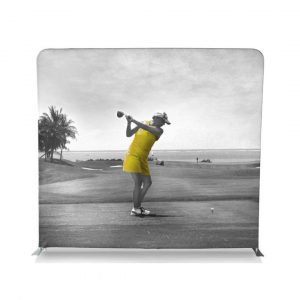 Photocall doble cara con funda textil personalizada